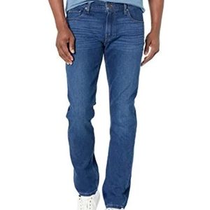 PAIGE Federal Slim Fit Straight Leg Jeans Midway Blue Size 32